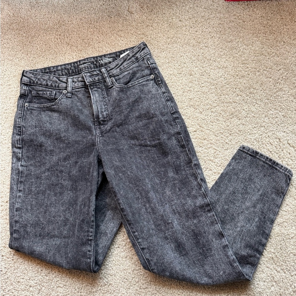 Classic Washed Black Women's Jeans